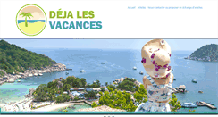 Desktop Screenshot of deja-les-vacances.com